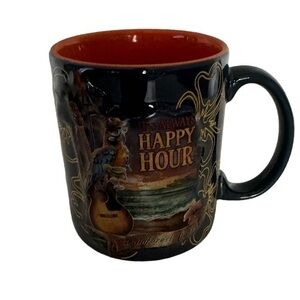RAINFOREST CAFE " It's Always Happy Hour" 3D collectible souvenir coffee mug